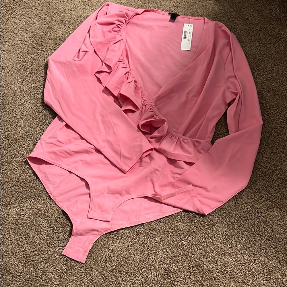 Pink Bodysuit Top